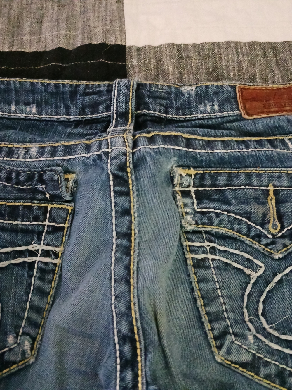 Big Star Indigo Blue Wide-Leg Flare Jeans - Picture 2 of 3